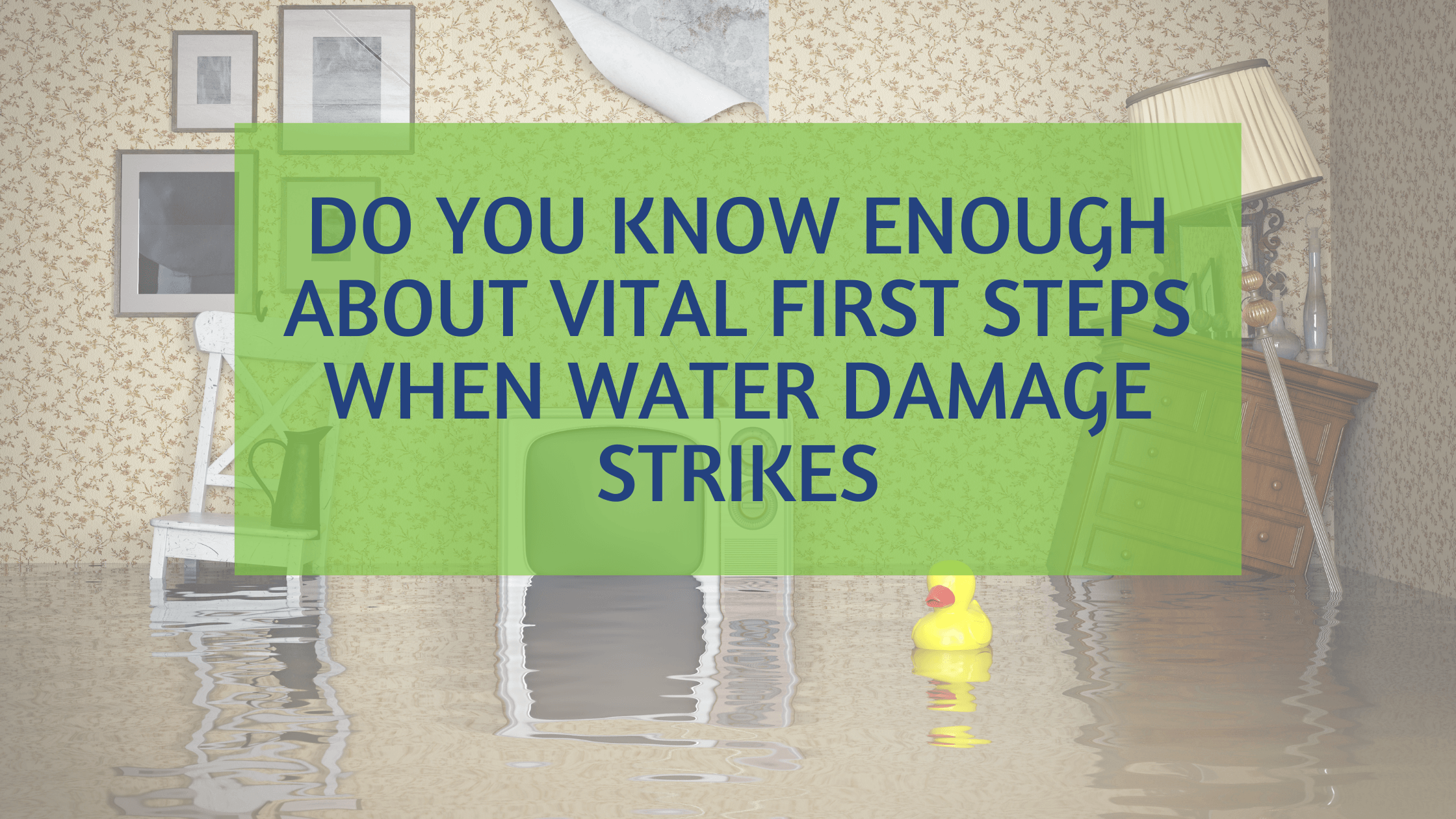 How much do you really know about water damage repair? 5