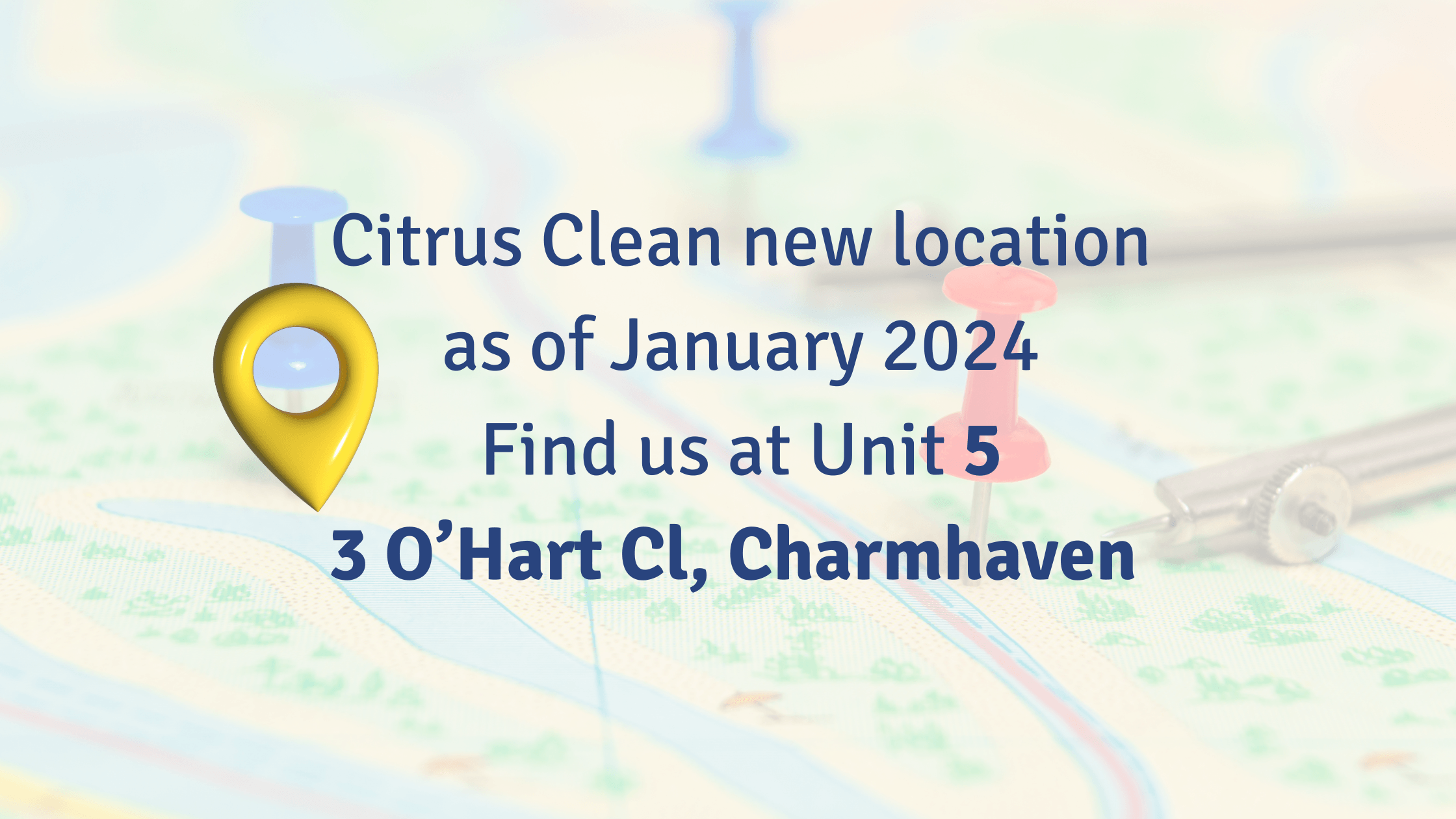 Jan 2024! Citrus Clean HQ has moved to bigger and better premises in Charmhaven. 3 O'Hart Close. 3